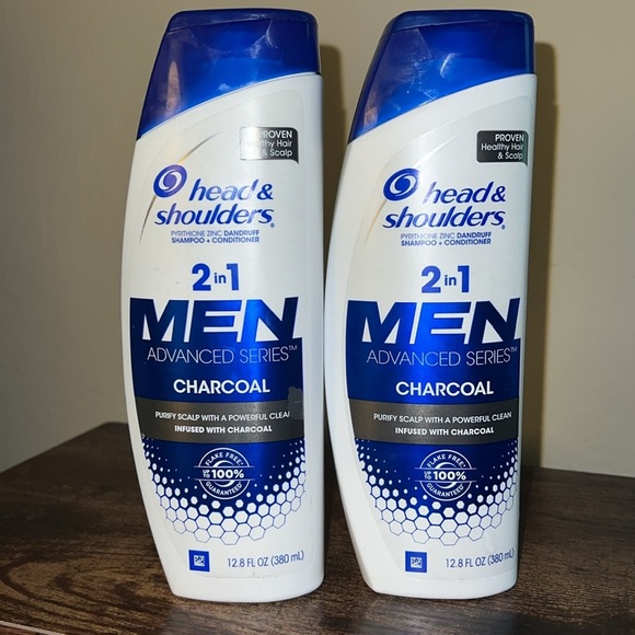 2 x Head & Shoulders 2 in 1 Men Charcoal Shampoo + Conditioner 12.8 oz Exp 3/22+ - Picture 1 of 3